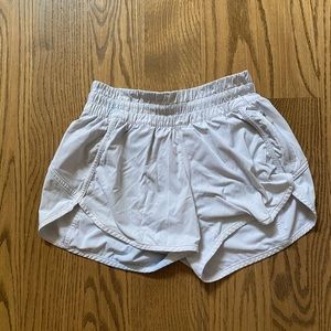 LuluLemon workout shorts.